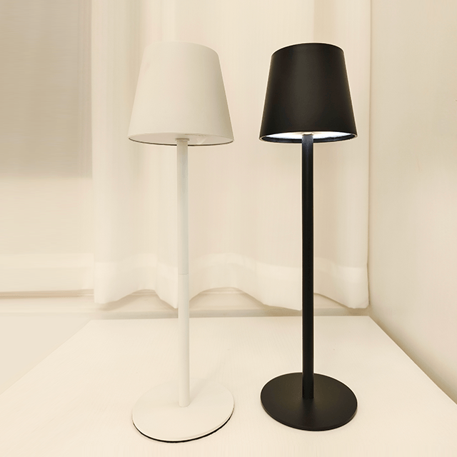 Round Bottom Simple Desk Lamp White