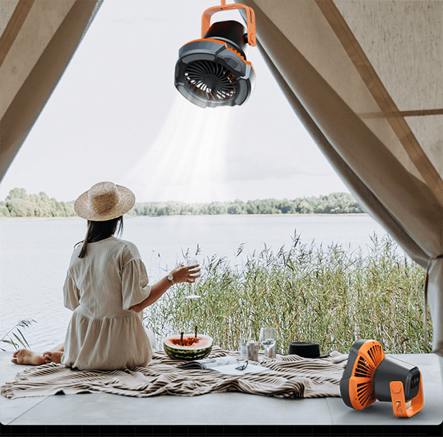 Camping Fan Light