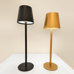 Round Bottom Simple Table Lamp Champagne Gold