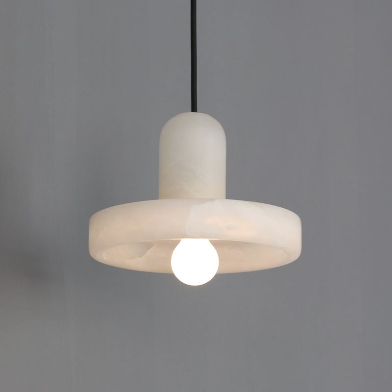 Modern Alabaster Hanging Light Fixture Acrylic Living Room LED Ceiling Pendant - 220V-240V