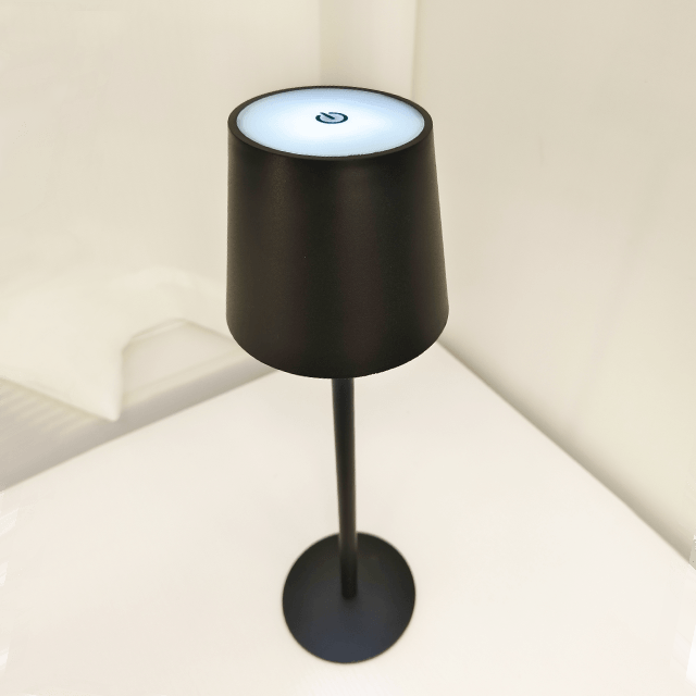 Round Bottom Simple Desk Lamp Black