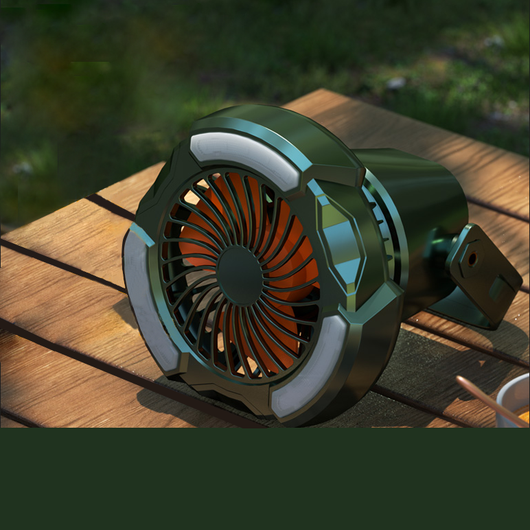 Military green fan light