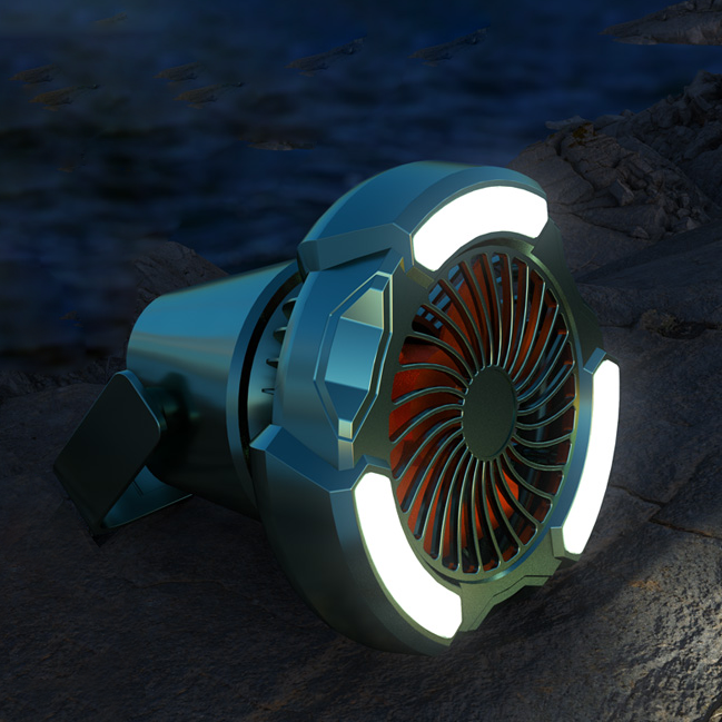 Military green fan light