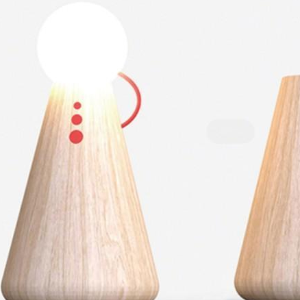 Unique doll shape wooden materialnight light