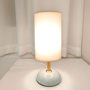 Cloth Ceramic Lamp Blue