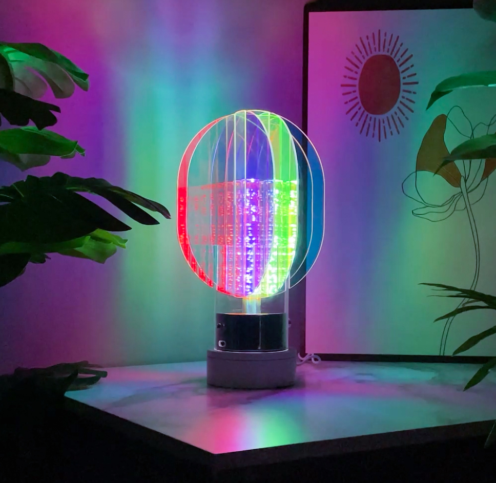 Aurora acrylic table lamp